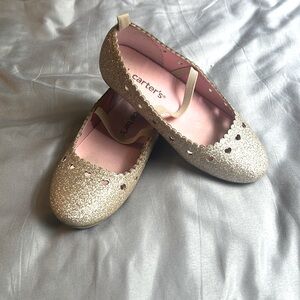 Gold glittery shoes - size 11